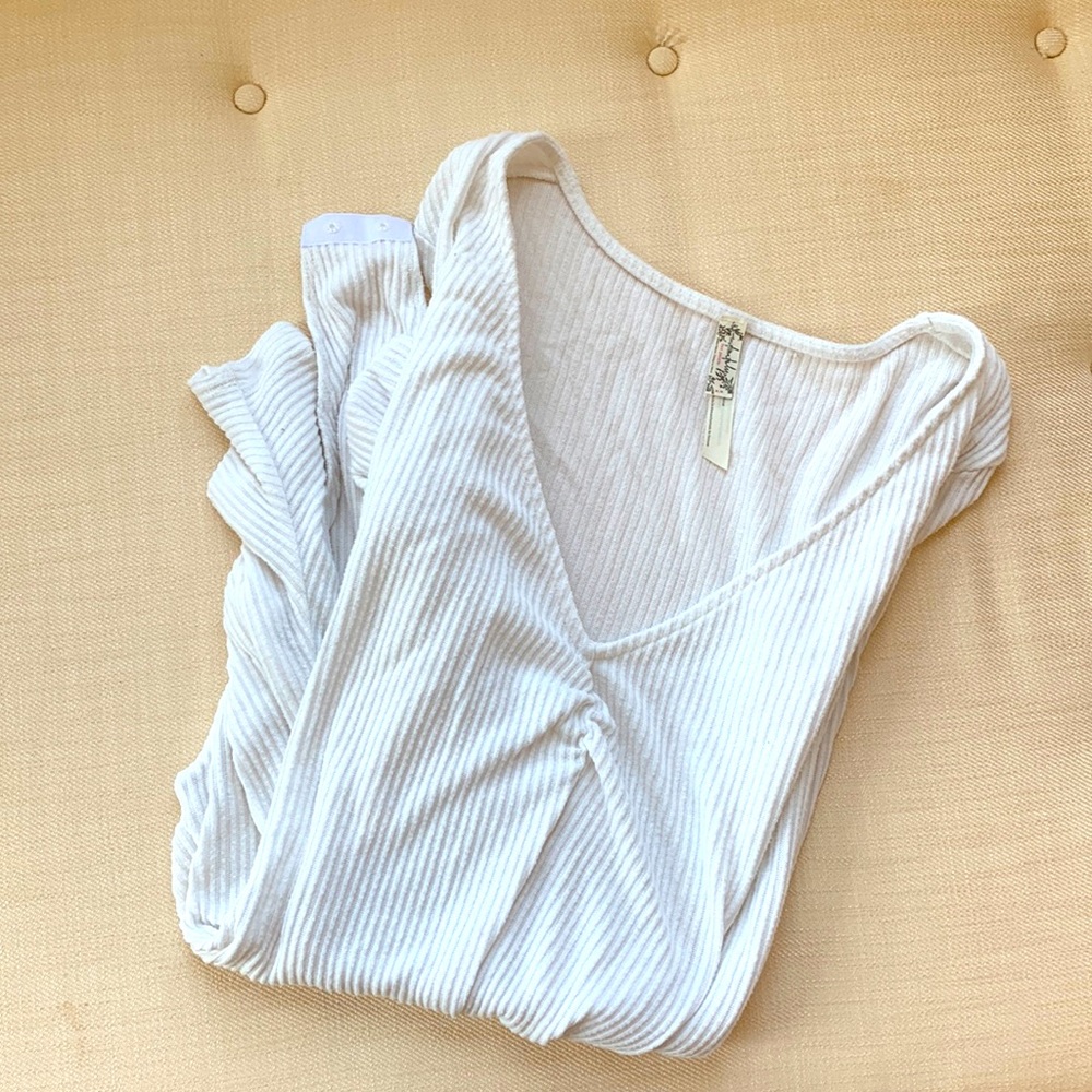 Free people long sleeve bodysuit
